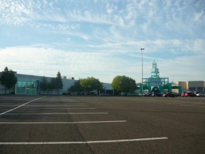 Vacant stores are causing many empty parking lots around the Franklin Mills Mall.