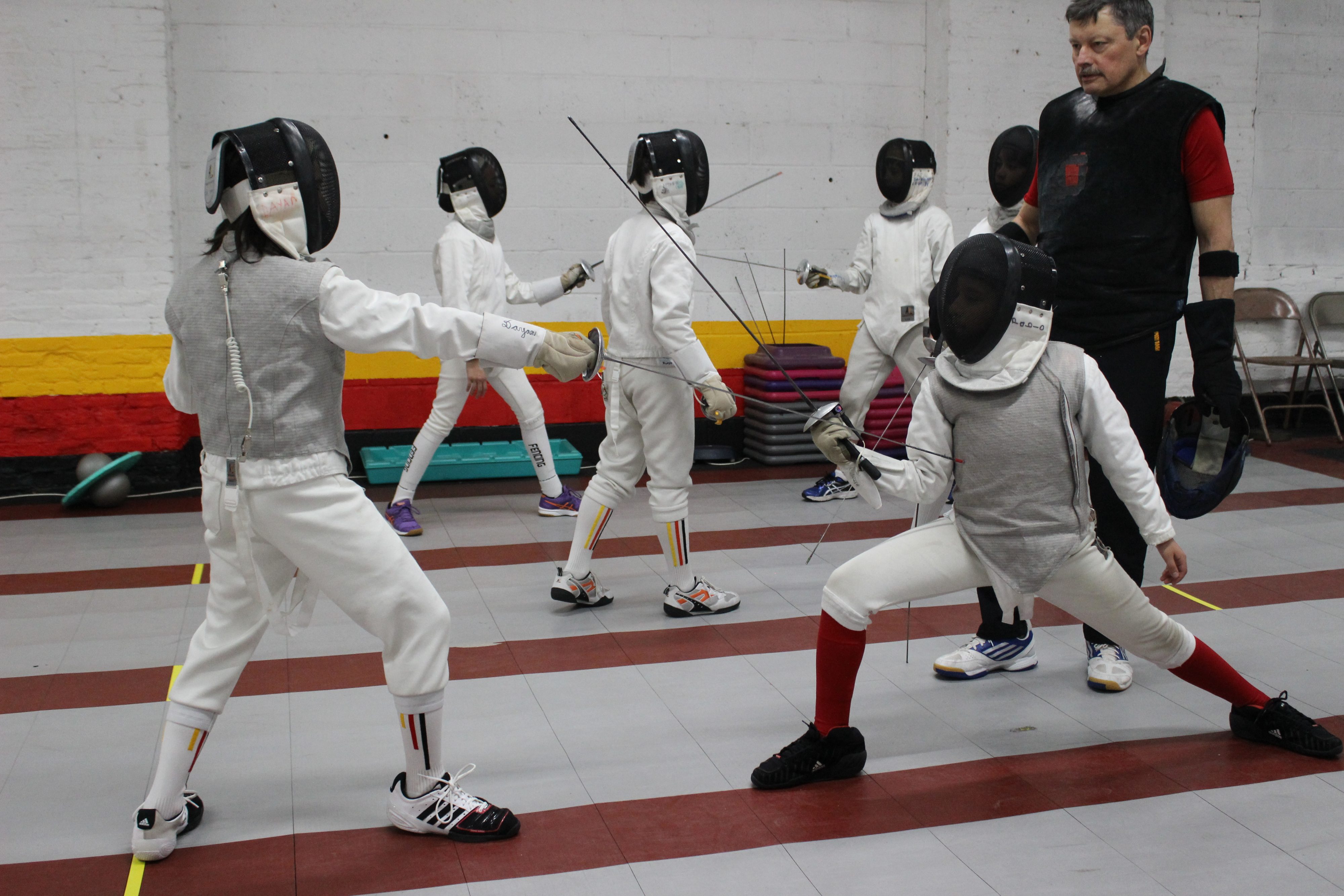 Mantua: Students Learn the Art of Swordsmanship at Fencing Academy ...