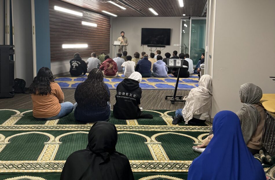 Muslim students gathered in the James E. Marks Cultural Center for prayer on Oct. 3, 2025